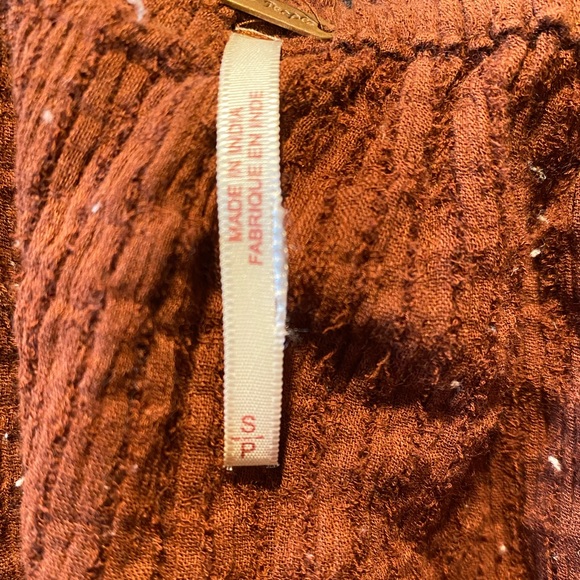 Free People Reversible/Adjustable Bandeau Blouse - Picture 7 of 7